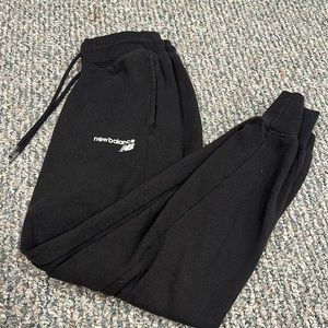 Black new balance Joggers size small